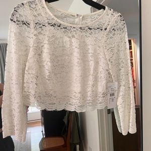 Long sleeve lace top. NWT Size 2